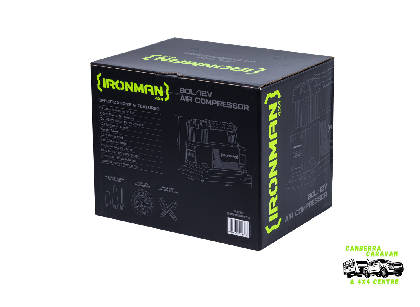 Portable 12v Compressor (90L/Min)