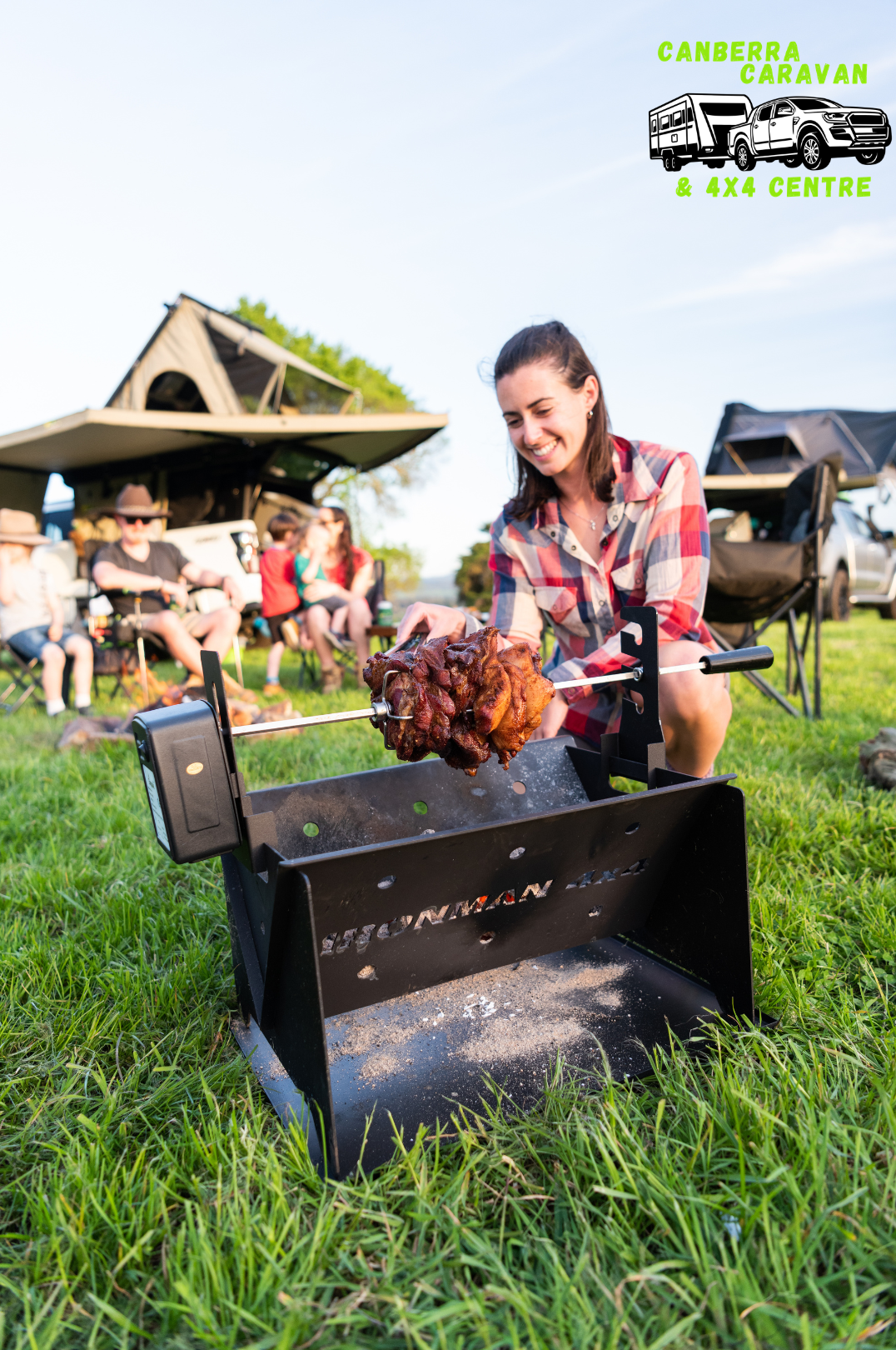 Rotisserie Kit - Portable Fire Pit