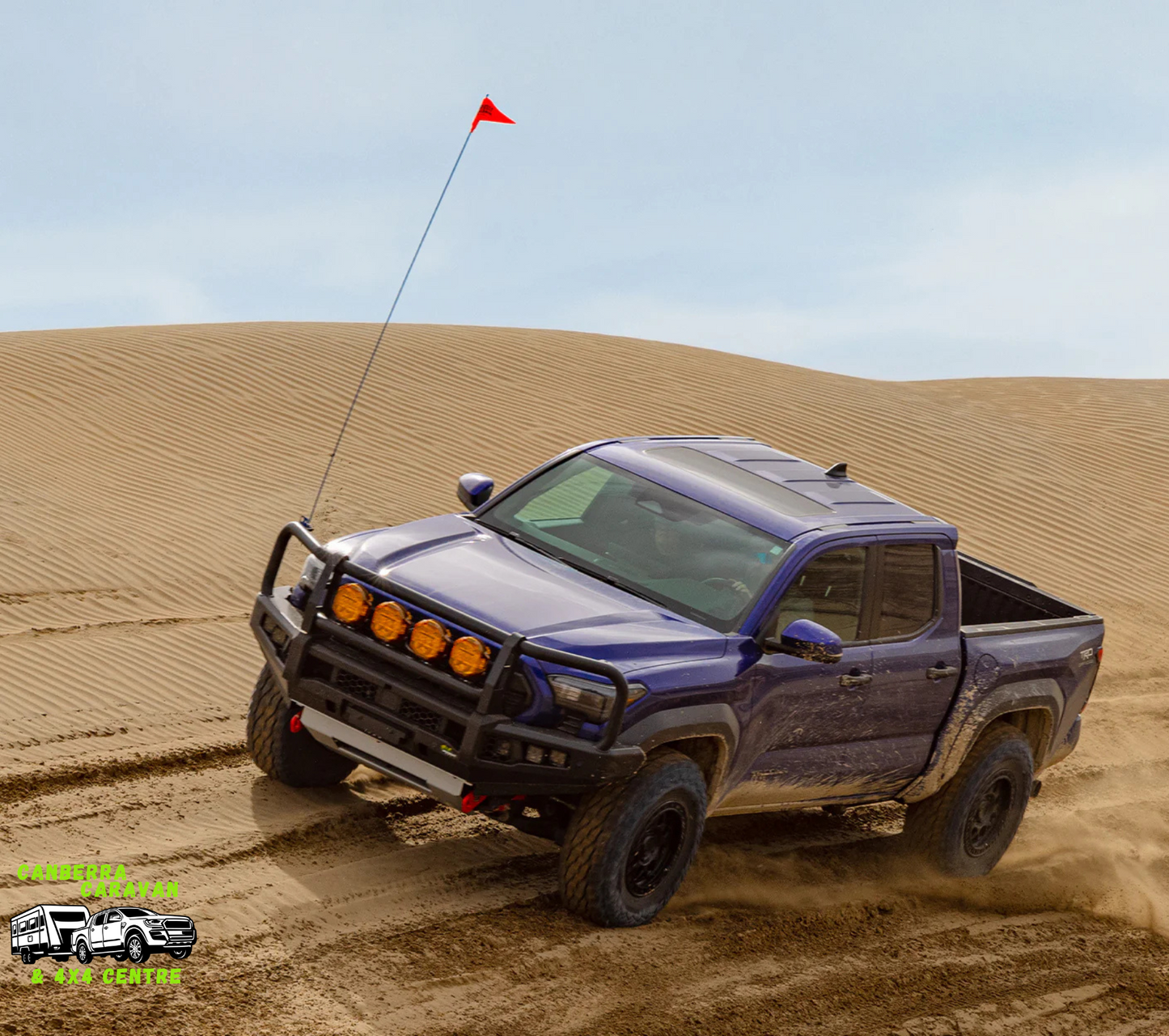 High Mount Hi-Visibility Flag (1.8m, Red Led)