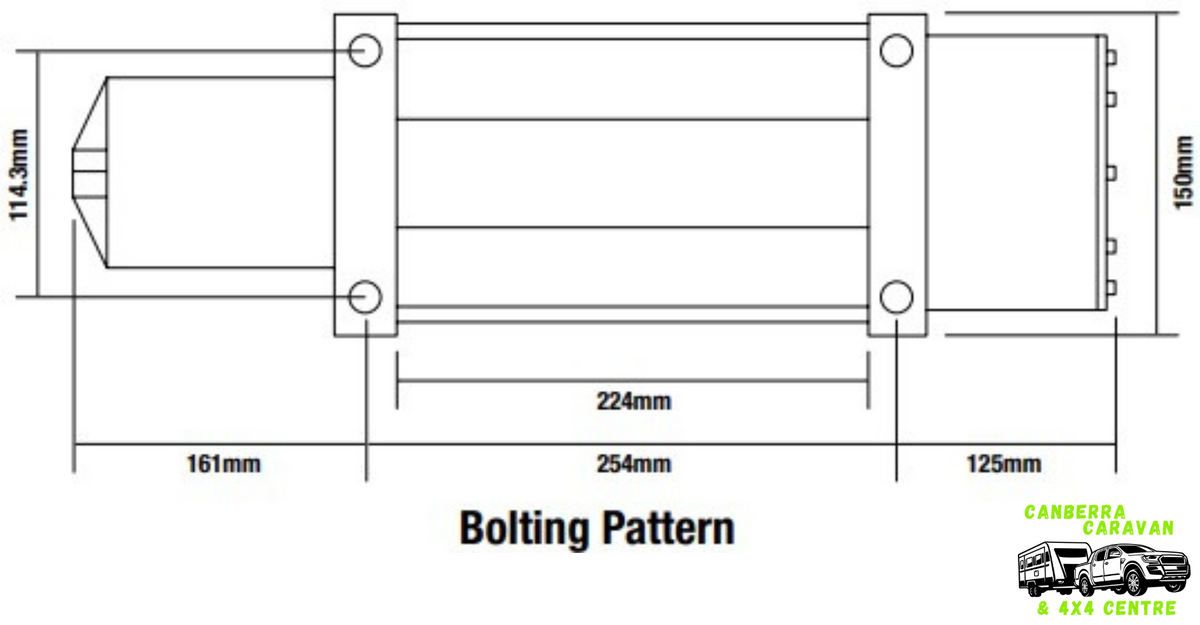 Frontier 9,500lb Wire Winch
