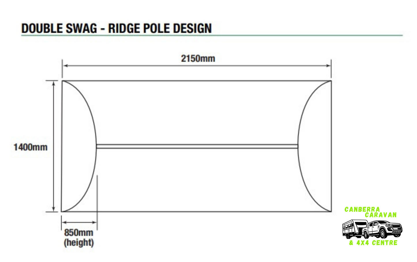 Ridge Pole Swag (Double)