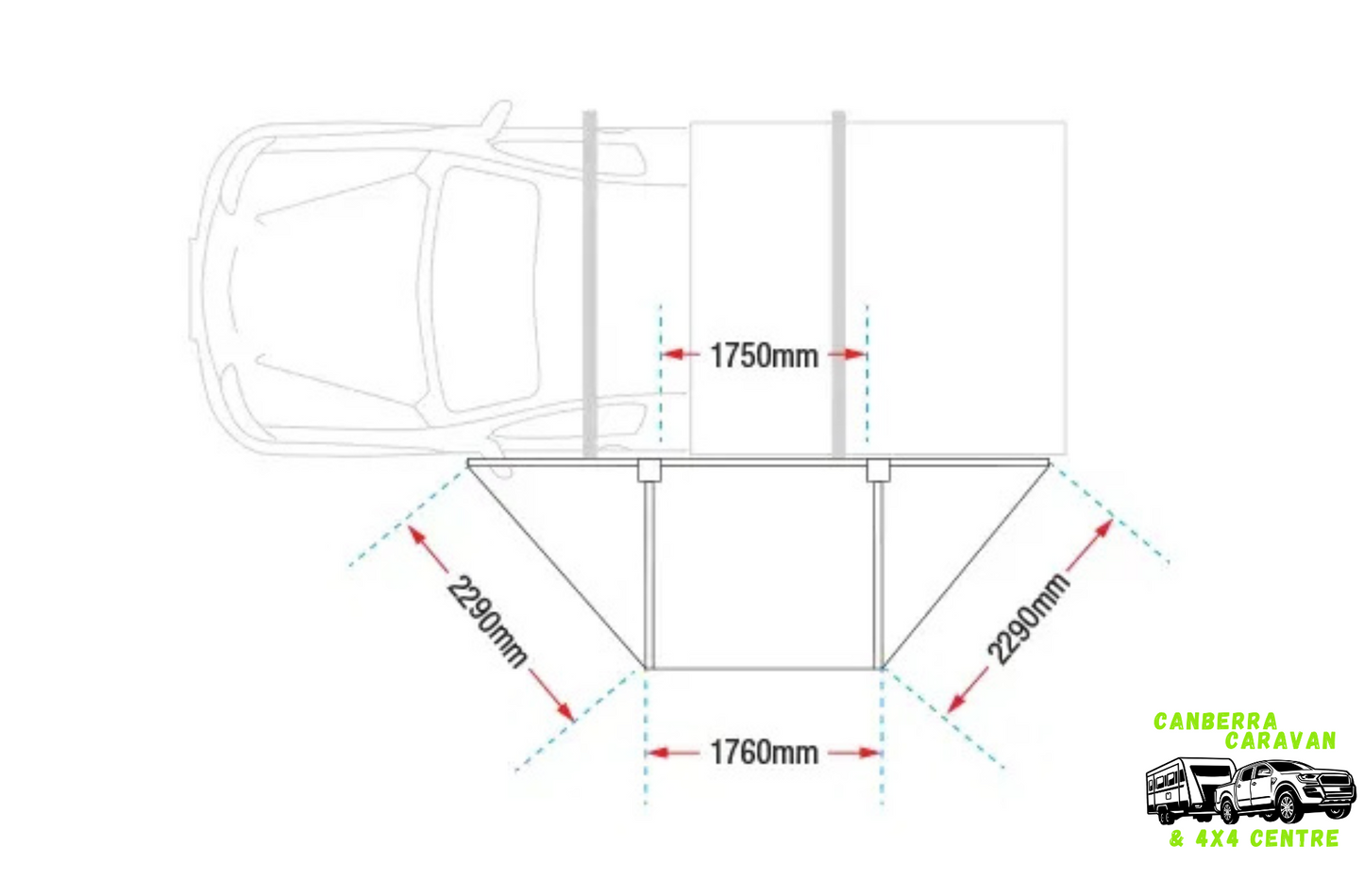 180 Degree Freestanding Awning