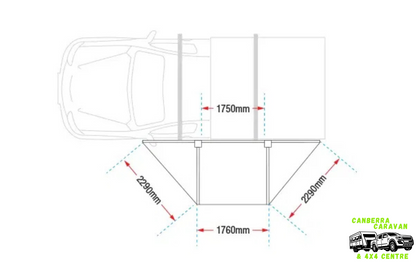 180 Degree Freestanding Awning