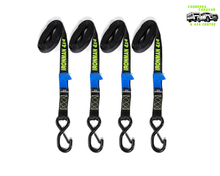 Ratchet Tie Down Kit (25mm X 3.6m, X4)