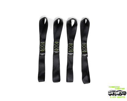 Ratchet Tie Down Kit (25mm X 3.6m, X4)