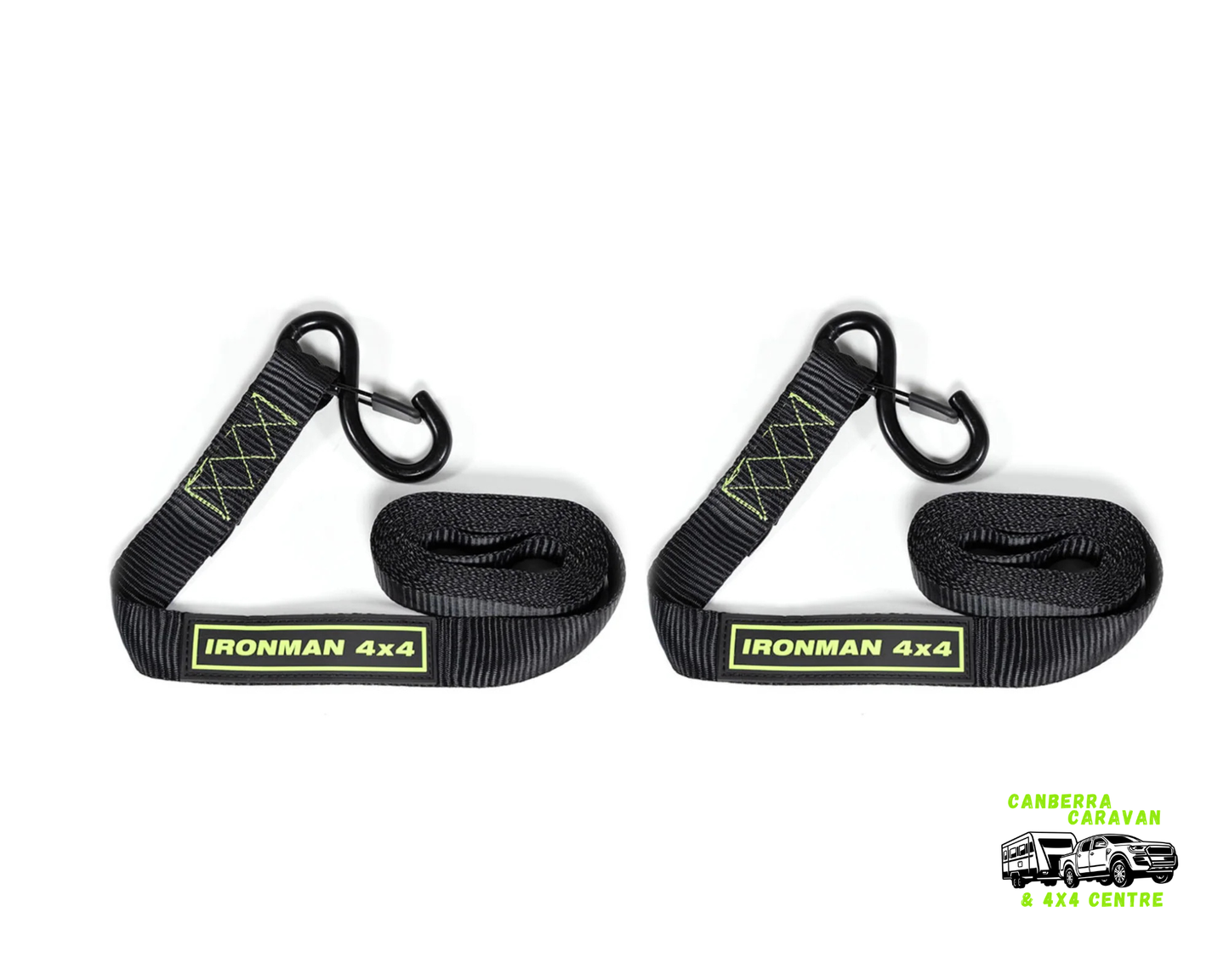 Ratchet Tie Down Kit (38mm X 3.6m, X4)