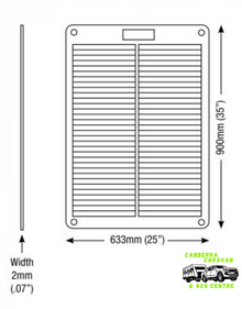 Solar Panel - 110Watt Semi Flexible Panel