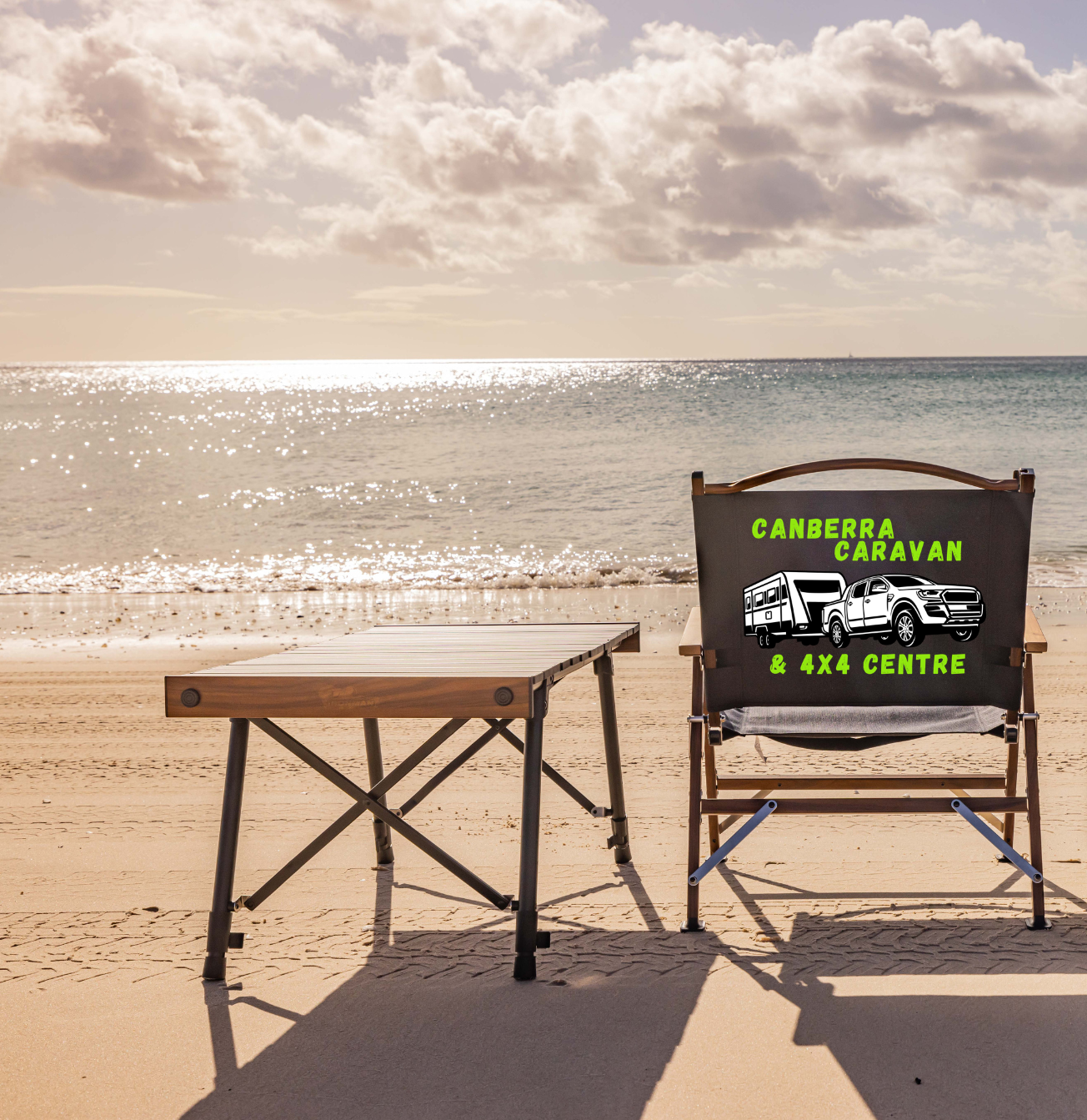 Aluminium Camp Table (Height Adjustable)