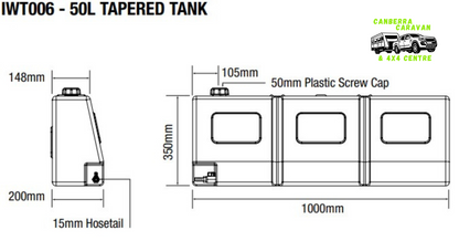 Water Tank (50L, Taper)